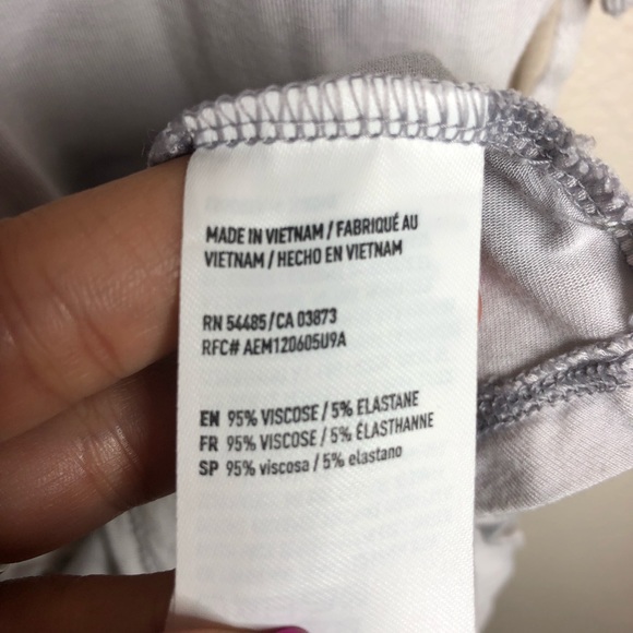 American eagle Gray and white tie-dye swing dress - Picture 6 of 7